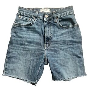 Abercrombie &‎ Fitch 90s Relaxed High Rise Curve Love Denim Jean Shorts